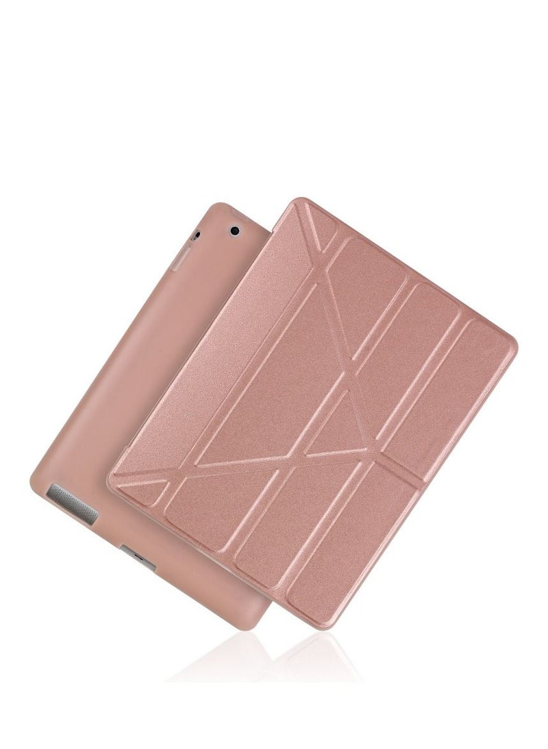 Loquat Golden iPad Multi Fold Soft Shell Protective Case 