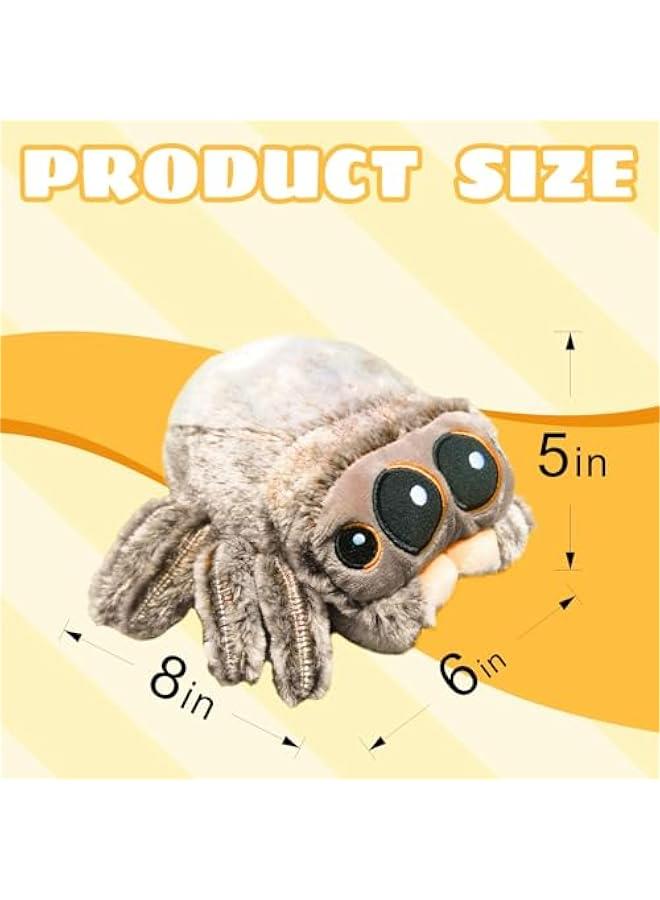 Spider Plush Toy,Cute Spider Plush Toy,Soft Jumping Spider Plush Toy,Kids Room Decoration(1PCS)