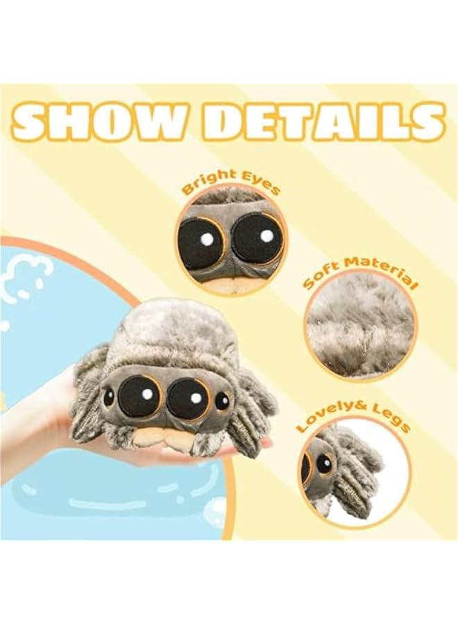 Spider Plush Toy,Cute Spider Plush Toy,Soft Jumping Spider Plush Toy,Kids Room Decoration(1PCS)
