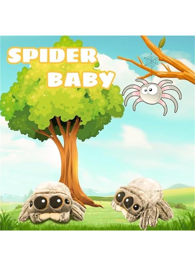 Spider Plush Toy,Cute Spider Plush Toy,Soft Jumping Spider Plush Toy,Kids Room Decoration(1PCS)