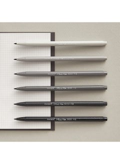 Monami MONAMI Plus Pen 3000 Pigment 6 Set Felt Tip Pens, Fine Point (0.4mm), Coloring/Drawing/Journaling, Assorted Colors  - Image 5