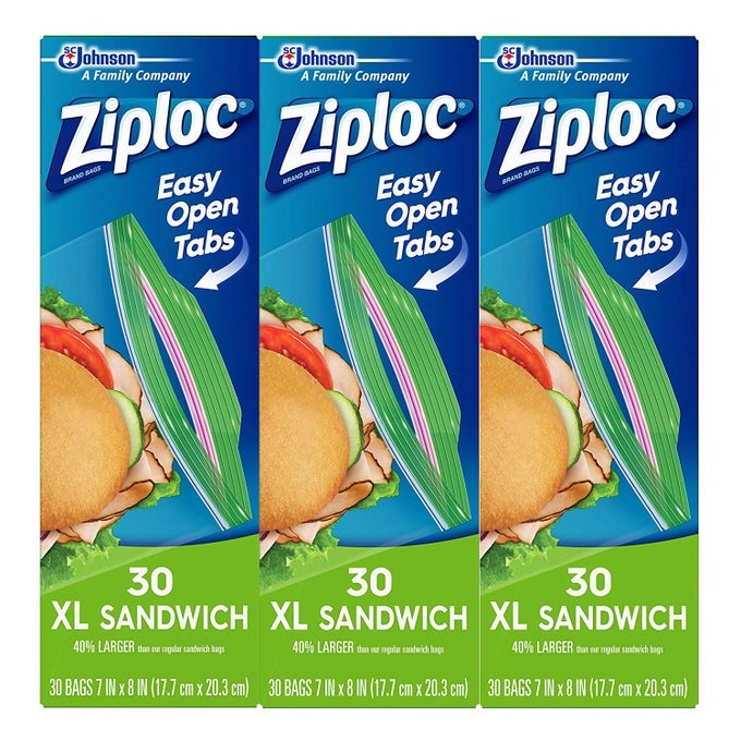 SANDWICH XL BAGS 90COUNT