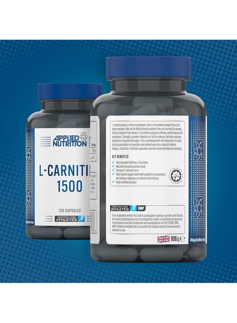 Applied Nutrition L-Carnitine 1500 120 Capsules | Best Price Qatar | Doha Applied Nutrition L-Carnitine 1500 120 Capsules | Best Price Qatar | Doha