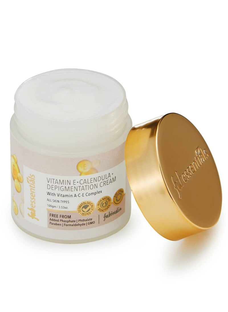 فابيسسينشالز كريم فيتامين هـ آذريون للتصبغ | يقلل من البقع الداكنة وتفاوت لون البشرة - 100 جرام - Image 2