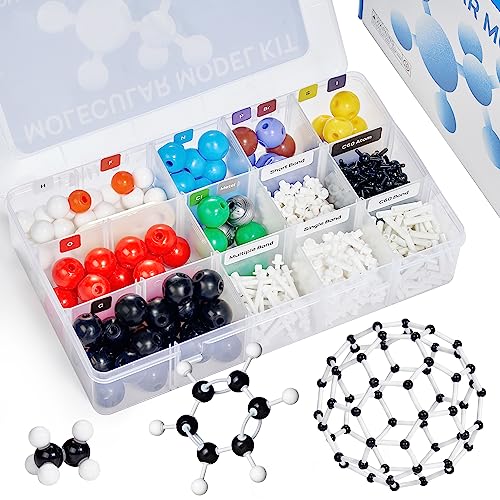 JoyCat Molecular Model Kit 404 pcs Organic Chemistry Molecule Science Gifts for Ochem and Inorganic Students and Teachers - Image 1