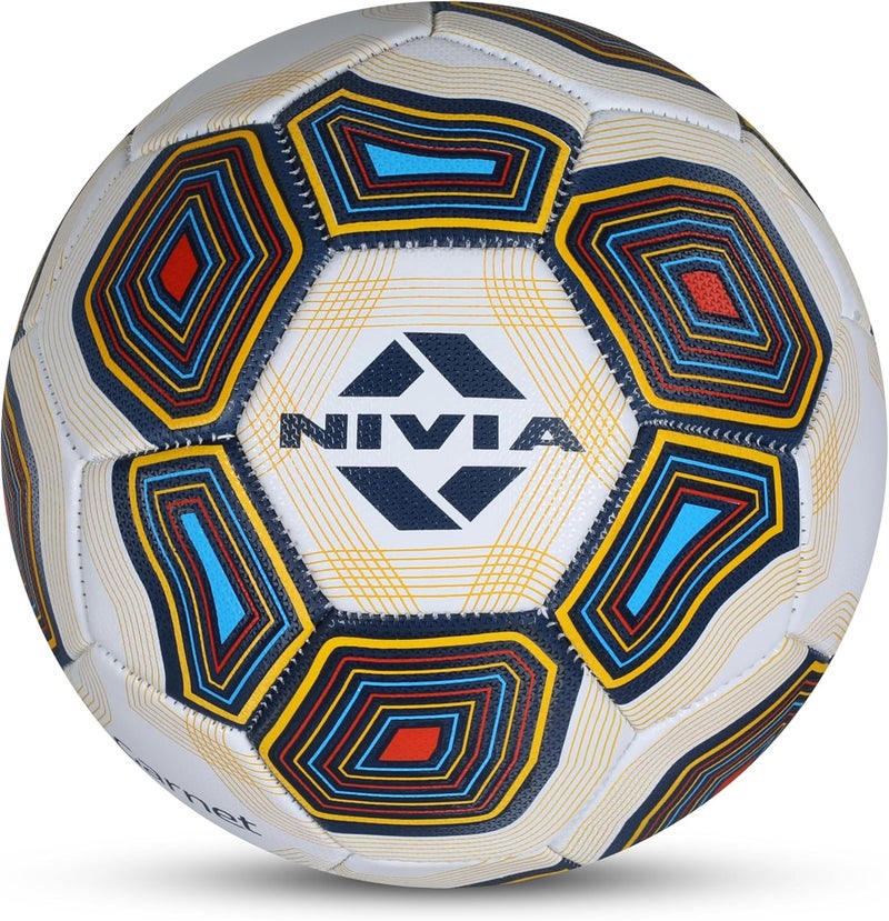 Nivia Combo Garnet Football (Size - 5, Multicolor) with Ball Pump - Image 2