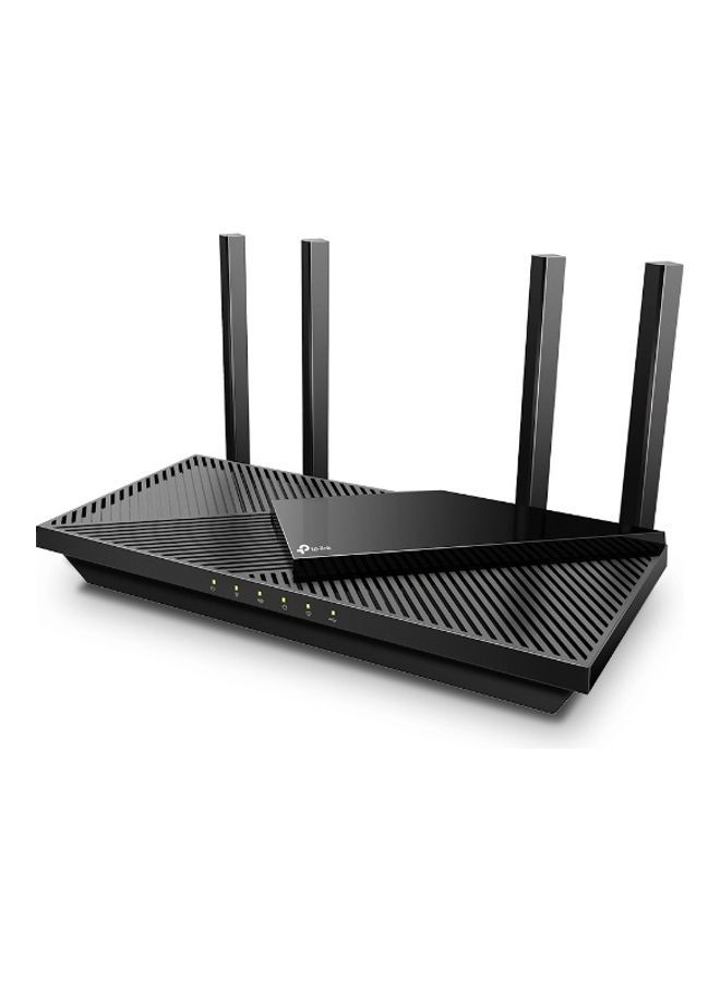 TP-LINK Archer AX55 AX3000 Dual Band Gigabit Wi-Fi 6 Router, 2402Mbps 5 GHz, 574Mbps 2.4 GHz, 802.11ax, 160MHZ Bandwidth, Dual Band, OFDMA, MU-MIMO, Works with Alexa, Archer AX55 Black - Image 2