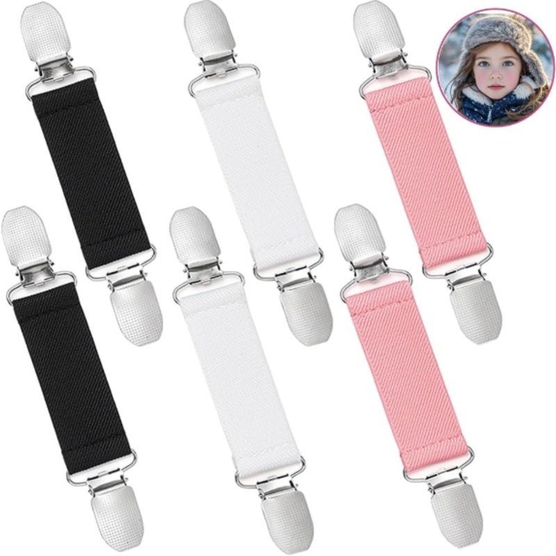 Retro Dress Clips: 5 Pack Multi-Purpose Adjustment Clip Set - Non-Slipping Shawl & Neckline Fixer for Clothing Fit Enhancement - Image 1