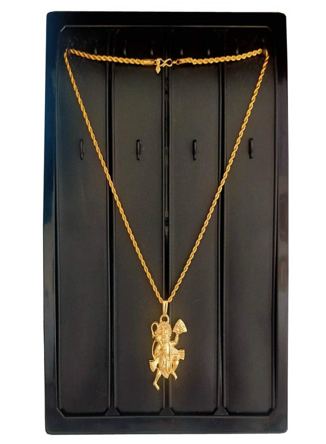 Sullery Religious Jewelry Pawan Putra Hanuman Bajrangbali Gold Brass,Zinc Metal 01 Necklace Pendant for Men and Women - Image 4