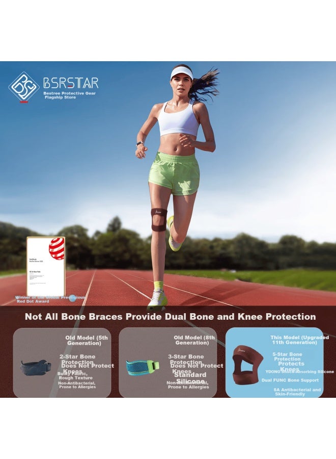 Bestray Baisrui 5e-t Knee Brace Knee Support Sports Patella Strap Women's Professional Men's Protective Joint Gear Running Lightweight - Image 2