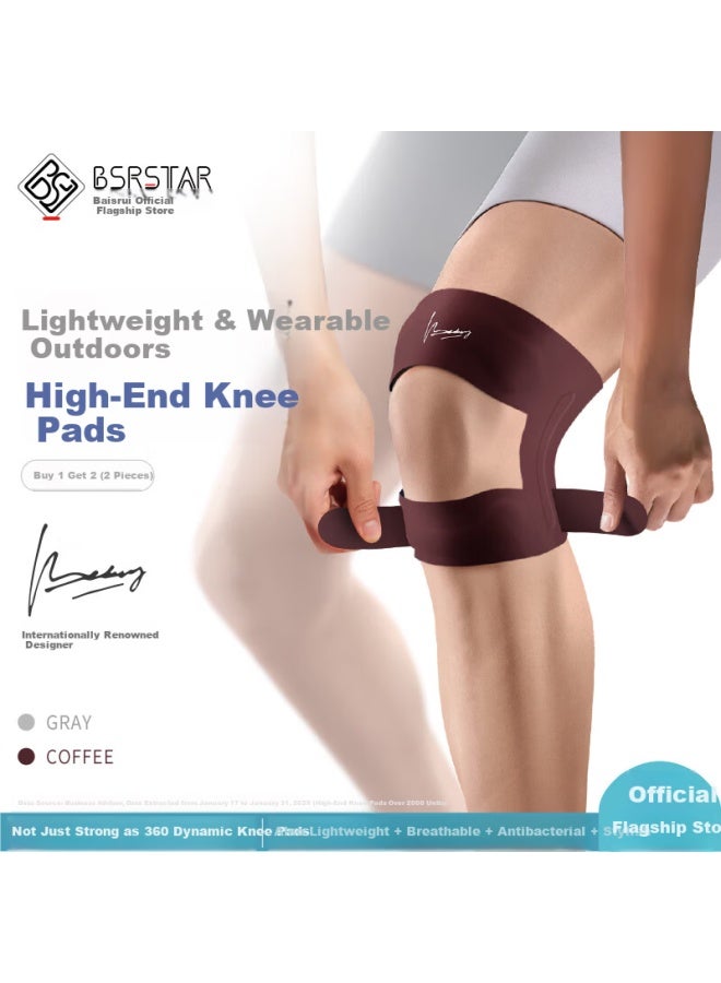 Bestray Baisrui 5e-t Knee Brace Knee Support Sports Patella Strap Women's Professional Men's Protective Joint Gear Running Lightweight - Image 1