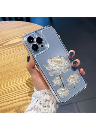 Designed for iPhone 16 Pro Case ,Clear Flower Soft & Flexible Shockproof Floral Women Phone Cover - pzsku/Z2B936B5D2FEAD731D13DZ/45/1741618108/d2b41b95-5a68-4cc4-8b18-e5d7b651b26e