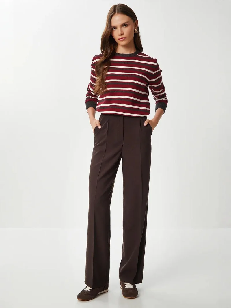 Lovely Istanbul ISTANBUL Pleated Straight Leg Pants