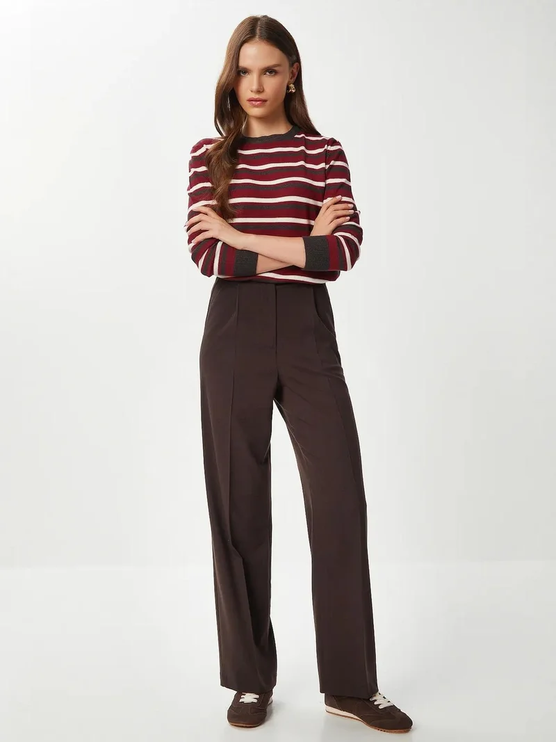 Lovely Istanbul ISTANBUL Pleated Straight Leg Pants