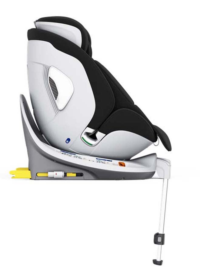 Leclercbaby AURA 360° Rotating i-Size Car Seat with Ventilation & SIPS, 40-150 cm – Black - Image 4