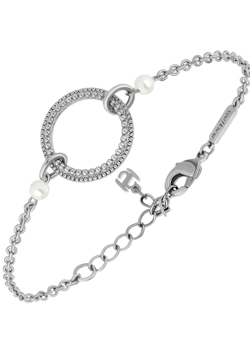 سانت هونور Cream Gala Silver Bracelet for Women's