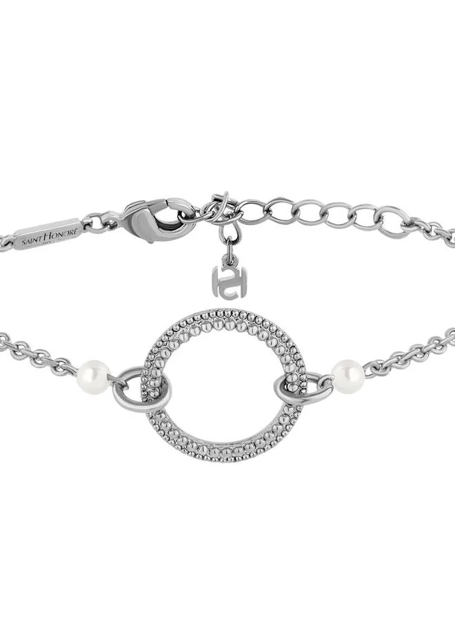 سانت هونور Cream Gala Silver Bracelet for Women's