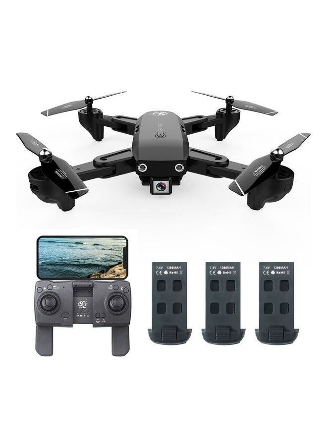 Generic - CSJ S166GPS Drone with Camera 1080P Follow me Auto Return Home WIFI FPV Live Video Gesture Photos RC Quadcopter for Adults w/ 3 Battery Handbag 26.5*9*21cm - Image 1