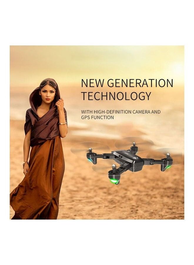 Generic - CSJ S166GPS Drone with Camera 1080P Follow me Auto Return Home WIFI FPV Live Video Gesture Photos RC Quadcopter for Adults w/ 3 Battery Handbag 26.5*9*21cm - Image 1