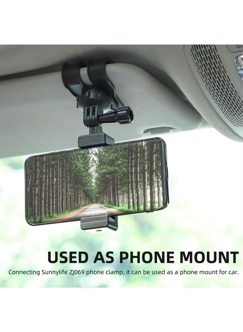 1pcs For Insta360 X5 Flexi Clip Sun Visor Mount Board Holder For Insta 360 X5 Ace Pro 2 for DJI Osmo 360 Action 5 Pro for Gopro Accessories - Image 5