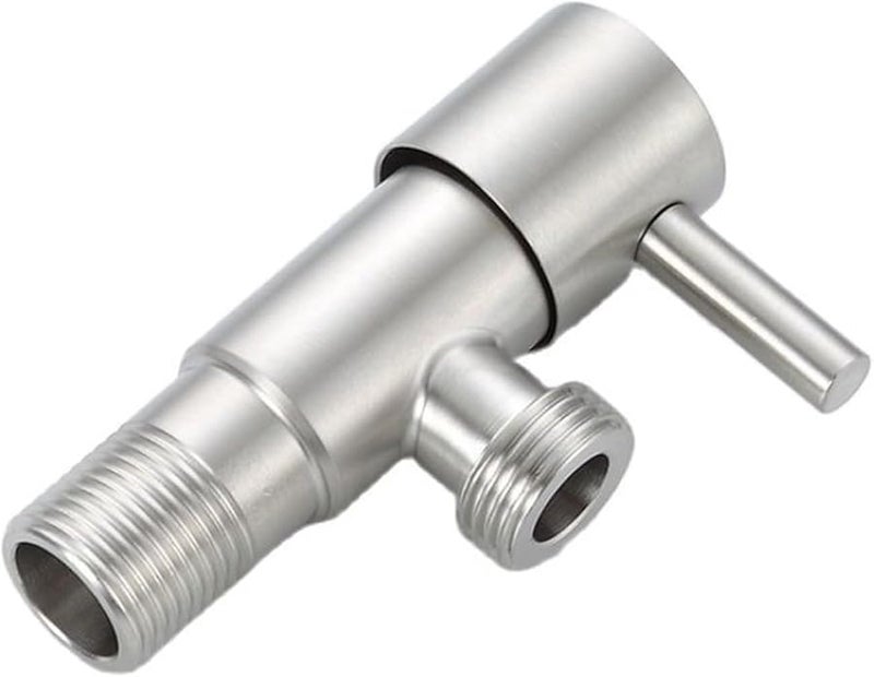 DN15 BSP Stainless Steel Angle Valve Hot Cold Water For Heater Toilet Basin - Image 2