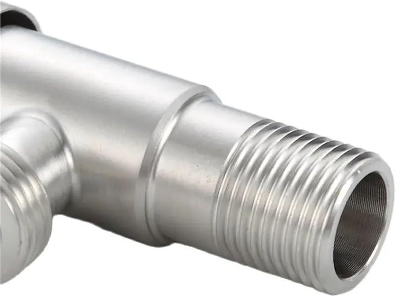 DN15 BSP Stainless Steel Angle Valve Hot Cold Water For Heater Toilet Basin - Image 5