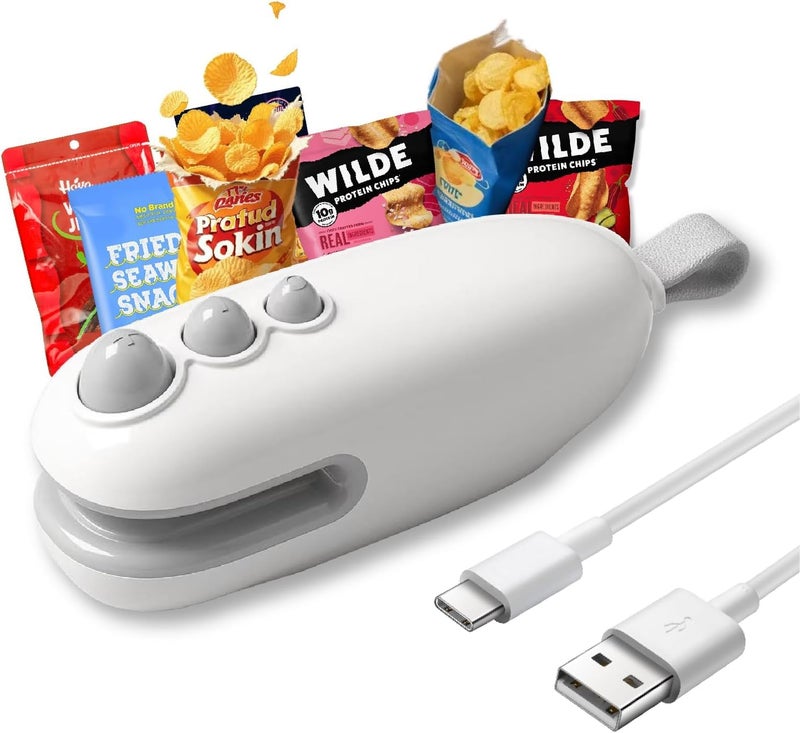 ENEM Mini Sealing Machine for Food Packets, Full Customer Support from , Portable Mini Sealing Machine, Packet Sealer Machine, for Food, Snacks, Chips, Fresh Storage - Image 1