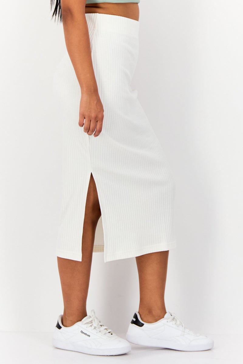 Nike Women Slim Fit Outdoors Maxi Skirts, Off White - Image 2