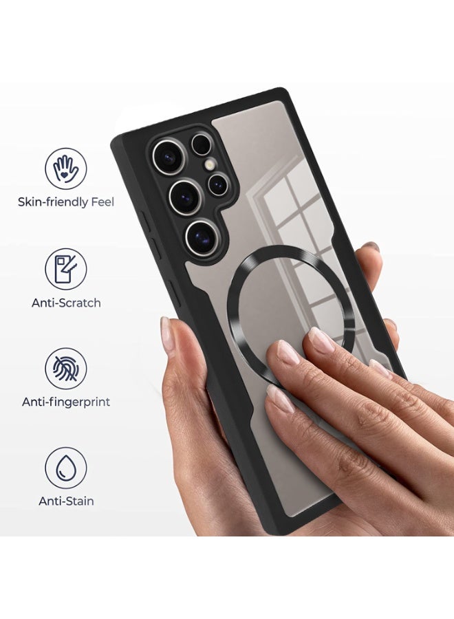 HYH 360° Full Body Magnetic Case for Samsung Galaxy S26 Ultra, Double-Sided Shockproof Protective Cover with Built-in Screen Protector - Image 2