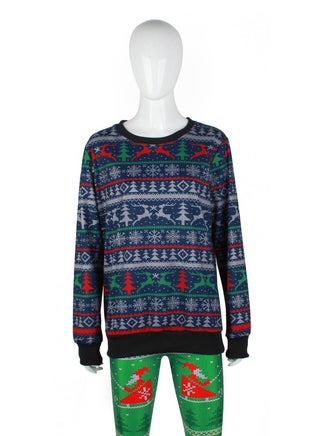 winter New Santa Elk Shirt with Long Sleeves and round Neck - pzsku/Z2B93EAAFB8A42BB2CBD6Z/45/_/1658124115/d42eedd8-52be-4f65-a527-a2cf1c00d4b2