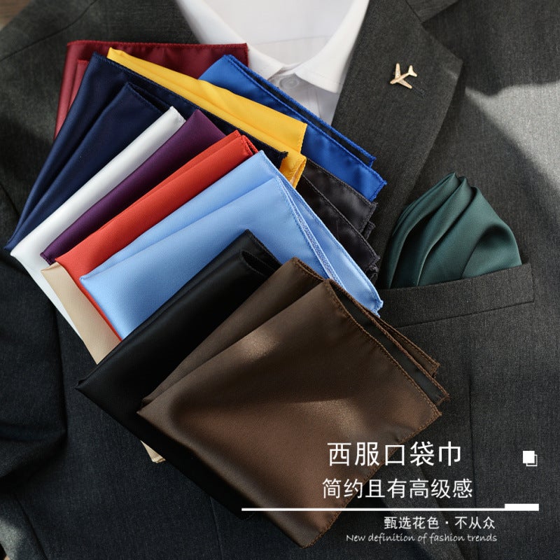 Manufacturer Elegant Pocket Square Vintage British Style Men'S Suit Pocket Decoration Handkerchief Party Dress - Image 2