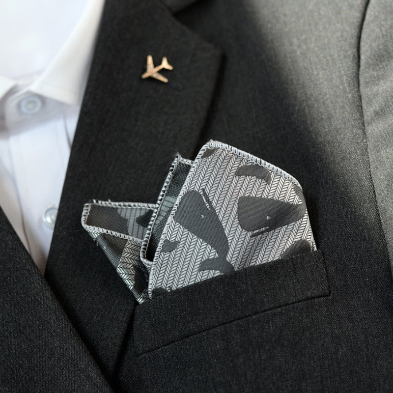 Manufacturer Elegant Pocket Square Vintage British Style Men'S Suit Pocket Decoration Handkerchief Party Dress - Image 5