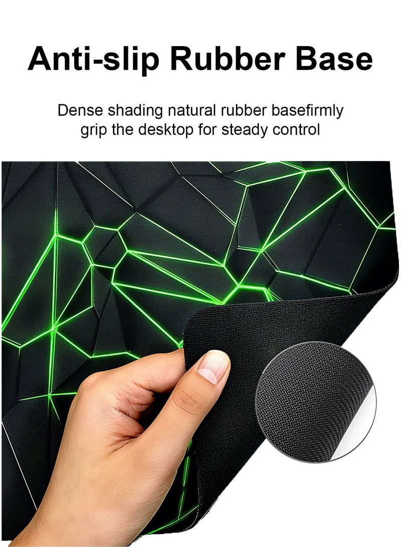 لوحة ماوس كبيرة للألعاب مزودة بقاعدة مطاطية مانعة للانزلاق، وواقي مقاوم للماء للمكتب والمنزل والألعاب (800 × 300 مم، 31.5 × 11.8 بوصة) - view 4
