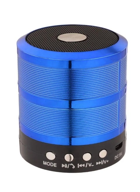 WS-887 Bluetooth Speaker with Radio – Portable Wireless Subwoofer with AUX Input, Built-in Mic, and Rechargeable Battery for Smartphones, Tablets, and Computers