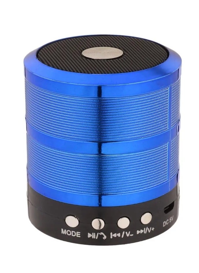 Generic - WS-887 Bluetooth Speaker with Radio – Portable Wireless Subwoofer with AUX Input, Built-in Mic, and Rechargeable Battery for Smartphones, Tablets, and Computers - Image 1