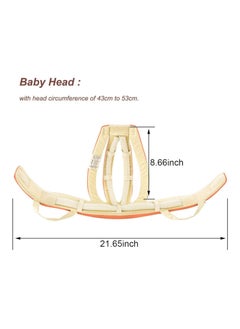 Gonice Infant Baby Safety Helmet, Toddler Adjustable Protective Cap, Children Safety Headguard Harnesses Protection Hat for Running Walking Crawling with Baby Teething Mitten Glove Gift (Orange)  - Image 3