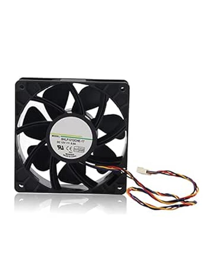 DC 12V 5.0A 4 Pin Cooling Fan 7 Blades Speed Adjustable for S7 S9 - Image 1
