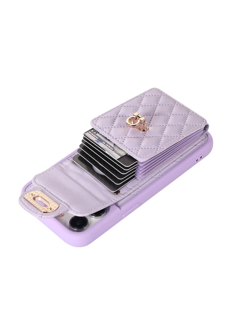 Suteni Back Cover Card Slots Leather Phone Case for Samsung - Image 2