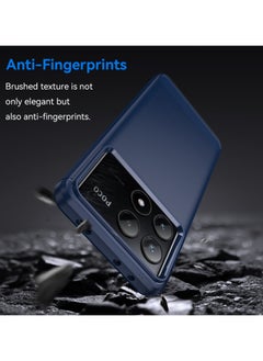 يوارب كينج غطاء حماية لهاتف شاومي بوكو X6 برو 5G ازرق  - Image 3
