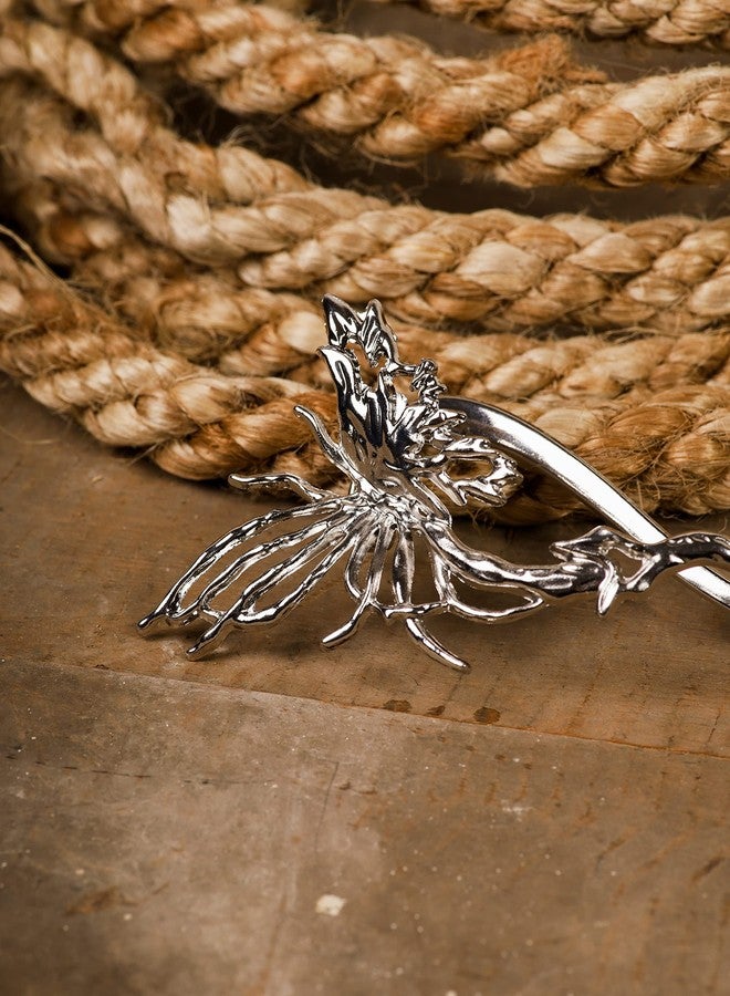 HAQUIL Butterfly Hairpin Antique Viking Celtic Knot Celtic HairPins Clip Silver Hair Sticks Irish Hair Decor For Long Hair - Image 3