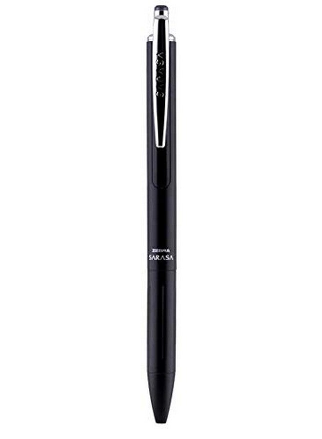 Zebra Pen Sarasa Grand Retractable Gel Pen Gift, White/Black/Navy Barrel, Mediun Point, 0.7mm, Black Ink, 3 Count (Pack of 1) - Image 2