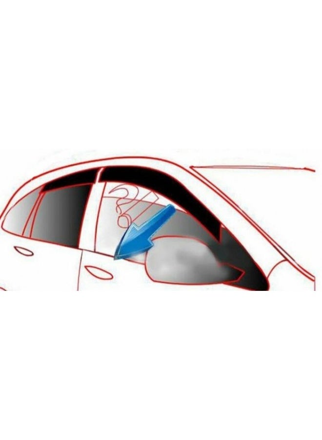 Window Vent Visor Compatible with Hyundai Tucson 2011-2015 Side Rain Guard Air Flow Deflector - Image 4