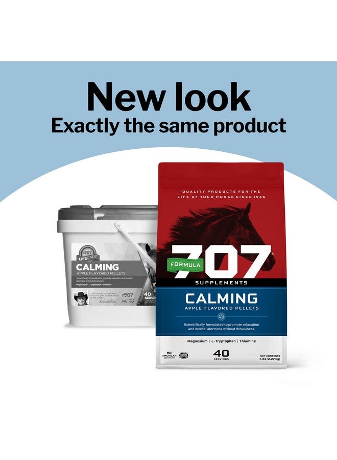 Formula 707 Formula 707 Calming Equine Supplement, Daily Fresh Packs - Anxiety Relief and Enhanced Focus for Horses - L-Tryptophan, Thiamine & Magnesium  - Image 1