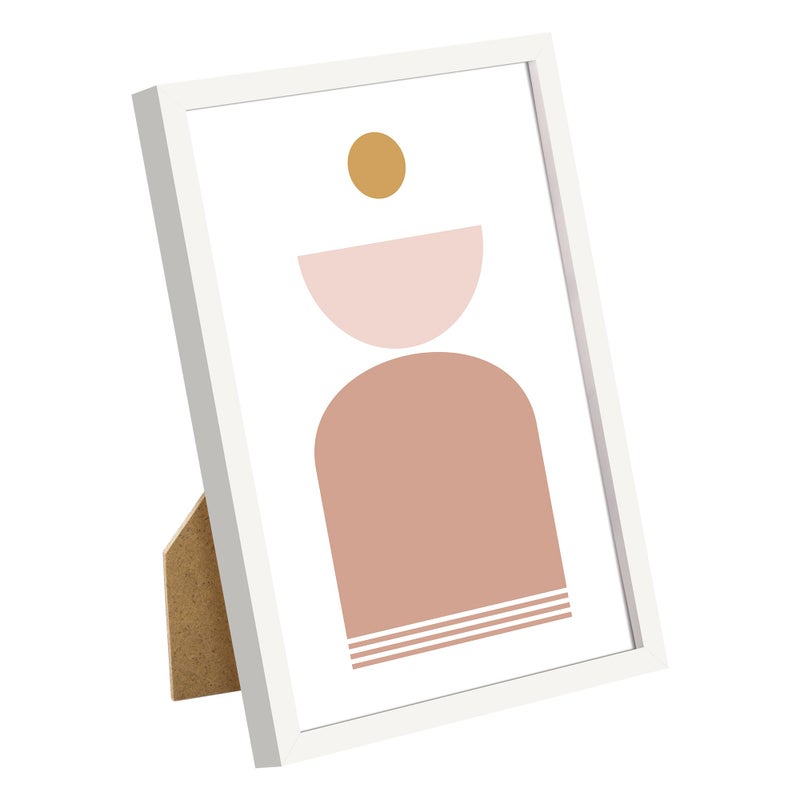 أبس سيمبلز مجموعة إطار الصورة 5 × 7 من 3 مصنوعة من زجاج عالي الوضوح لمدة 5 × 7 إطارات بيضاء الجدار وشاشة عرض إطار رفيع الحدود للمنزل D؟ - Image 2