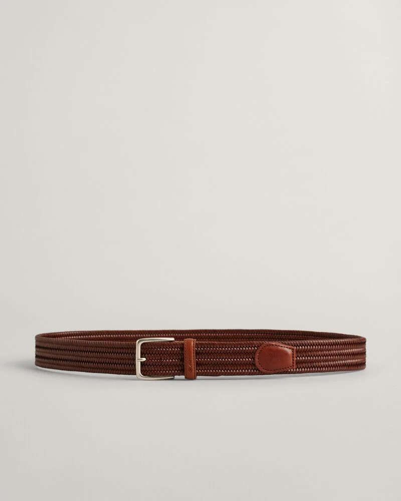 غانت Braided Elastic Leather Belt