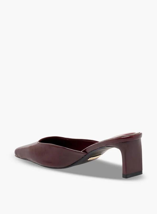 Celeste BURGUNDY Women Block Heel Shoes for Women | Best Price UAE