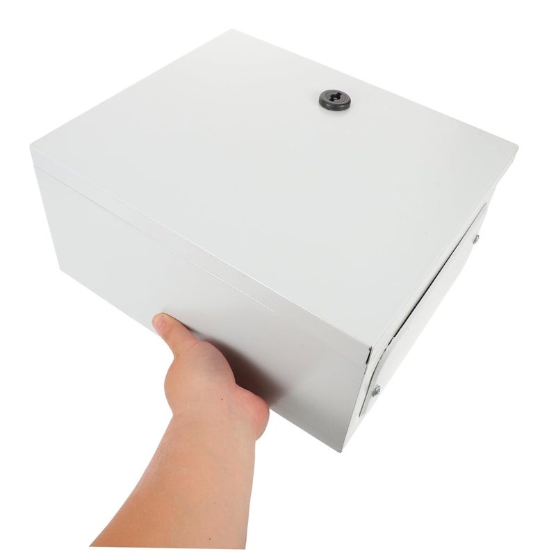 صندوق تقاطع كهربائي خارجي حديدي قابل للقفل مثبت على الحائط مقاوم للأشعة فوق البنفسجية - Image 5