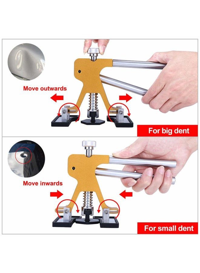 Gliston Paintless Dent Repair Dent Remover Kit - Adjustable Golden Dent Lifter Puller for Large & Ding Hail Dent Removal - Image 3