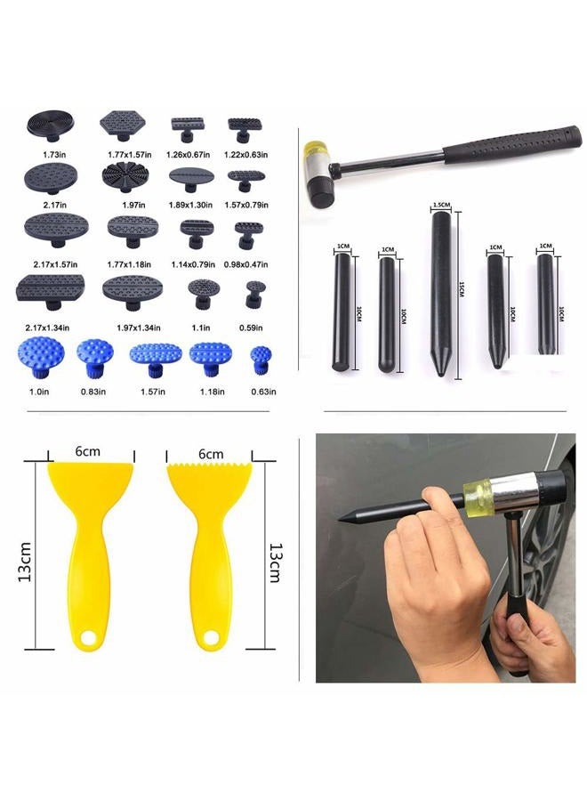 Gliston Paintless Dent Repair Dent Remover Kit - Adjustable Golden Dent Lifter Puller for Large & Ding Hail Dent Removal - Image 5