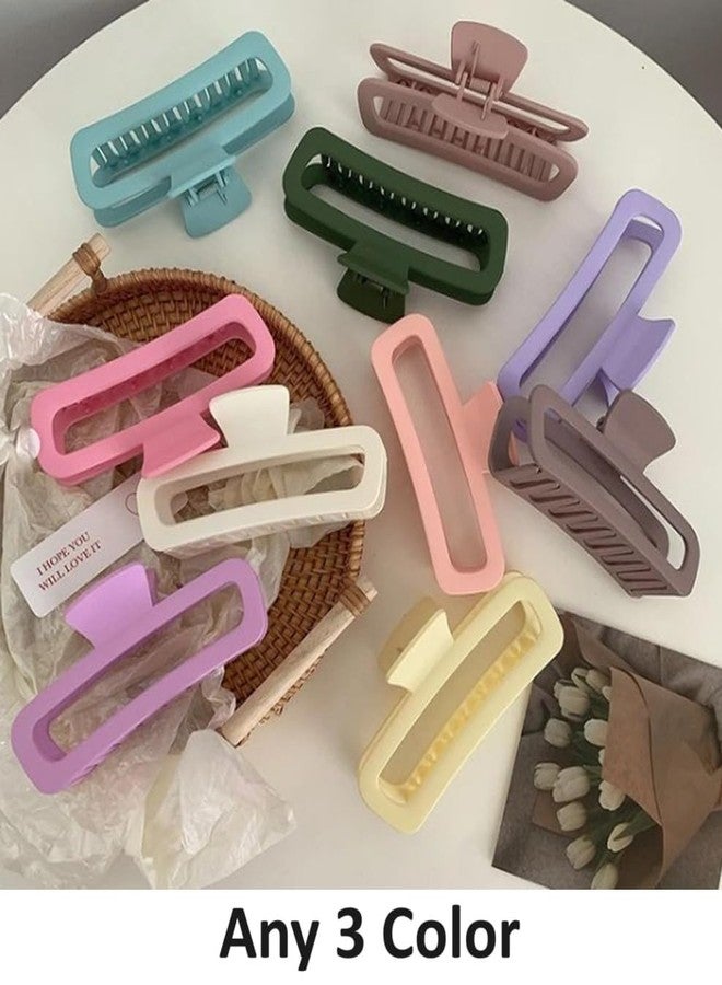 Ublic Extra Large Claw Clips Jumbo Clutchers clips, Big Claw Clips for Long Thick/Thin Curly Hair, Jumbo Claw Clip XL Claw Clips Hair Accessories for Women and Girls Multicolor (Pack of 3) - Image 3